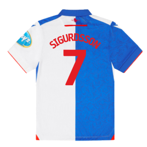 2024-2025 Blackburn Rovers Home Shirt - Kids (Sigurdsson 7)