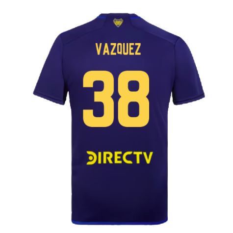 2024-2025 Boca Juniors Third Shirt (Vazquez 38)