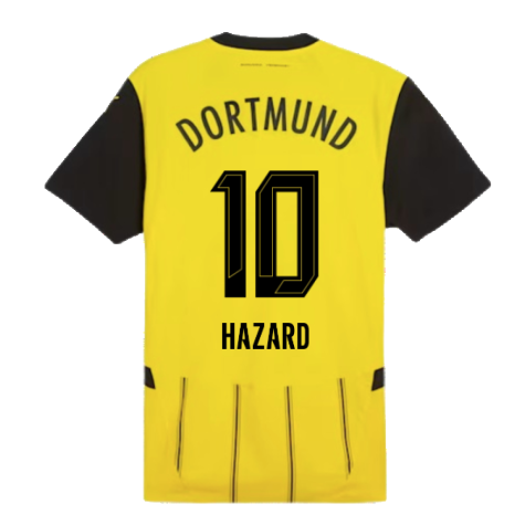 2024-2025 Borussia Dortmund Authentic Home Shirt (Hazard 10)