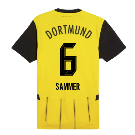 2024-2025 Borussia Dortmund Authentic Home Shirt (Sammer 6)