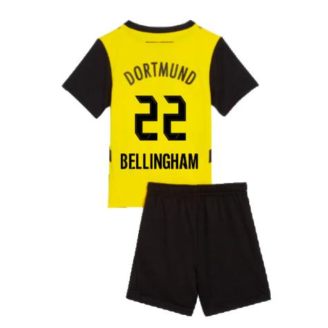 2024-2025 Borussia Dortmund Home Mini Kit (Bellingham 22)