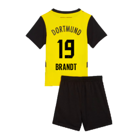 2024-2025 Borussia Dortmund Home Mini Kit (Brandt 19)