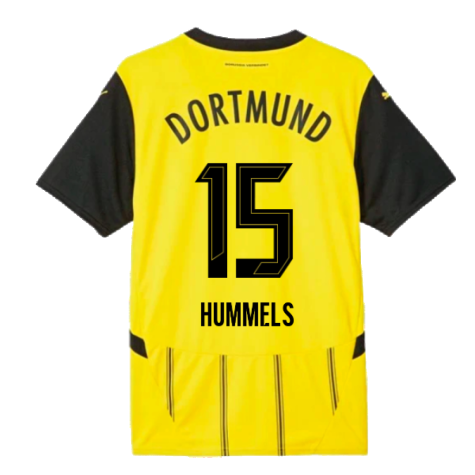 2024-2025 Borussia Dortmund Home Shirt (Hummels 15)