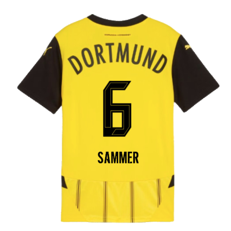 2024-2025 Borussia Dortmund Home Shirt (Kids) (Sammer 6)