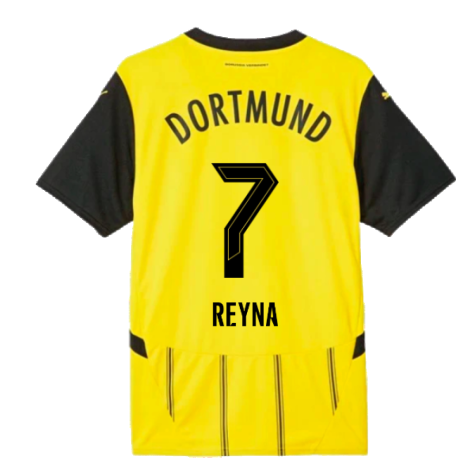 2024-2025 Borussia Dortmund Home Shirt (Reyna 7)