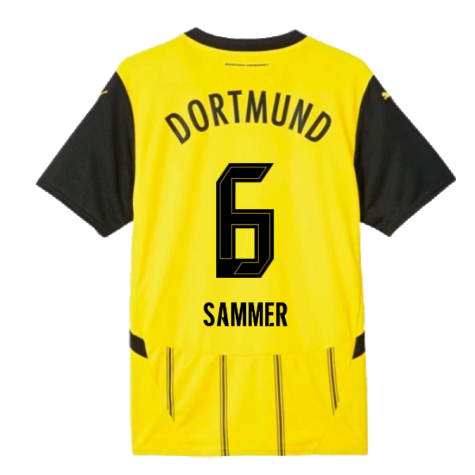 2024-2025 Borussia Dortmund Home Shirt (Sammer 6)