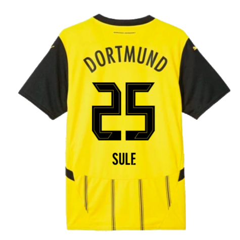 2024-2025 Borussia Dortmund Home Shirt (Sule 25)