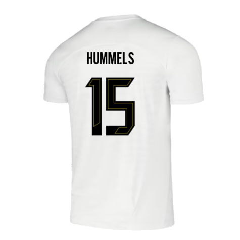 2024-2025 Borussia Dortmund Pre-Match Shirt (White) (Hummels 15)