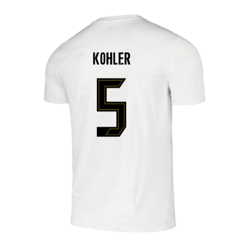 2024-2025 Borussia Dortmund Pre-Match Shirt (White) (Kohler 5)