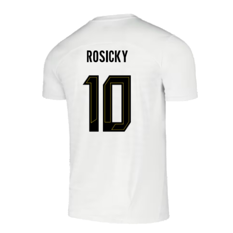 2024-2025 Borussia Dortmund Pre-Match Shirt (White) (Rosicky 10)