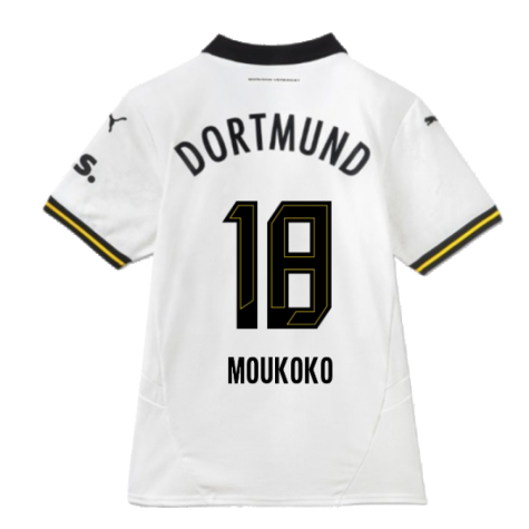 2024-2025 Borussia Dortmund Third Shirt (Kids) (Moukoko 18)