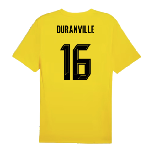 2024-2025 Borussia Dortmund Training Shirt (Yellow) (Duranville 16)