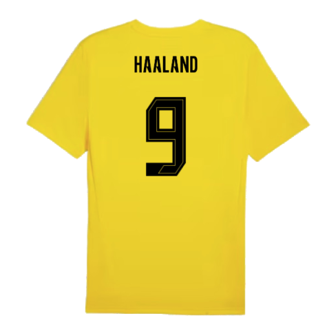 2024-2025 Borussia Dortmund Training Shirt (Yellow) (Haaland 9)