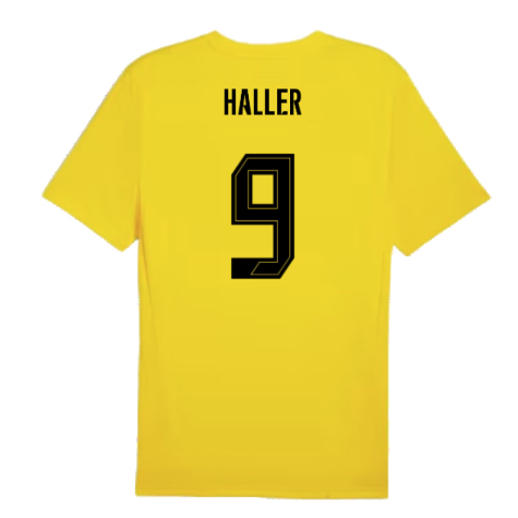 2024-2025 Borussia Dortmund Training Shirt (Yellow) (Haller 9)