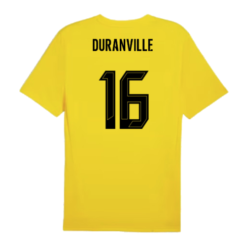 2024-2025 Borussia Dortmund Training Shirt (Yellow) - Kids (Duranville 16)