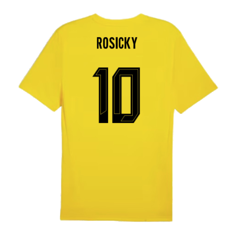 2024-2025 Borussia Dortmund Training Shirt (Yellow) - Kids (Rosicky 10)