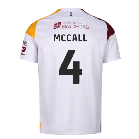 2024-2025 Bradford City Away Shirt (McCall 4)