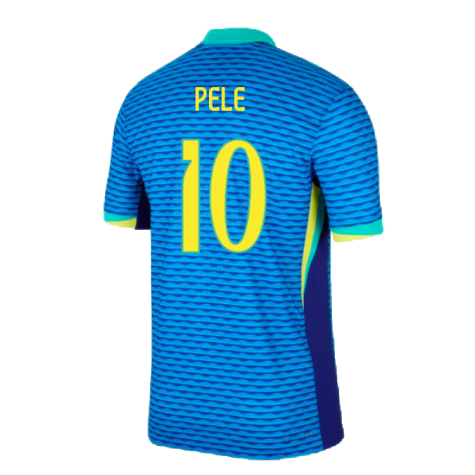 2024-2025 Brazil Away Dri-Fit ADV Match Shirt (Pele 10)