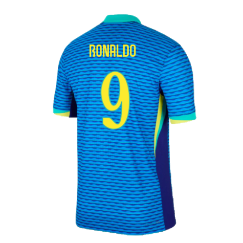 2024-2025 Brazil Away Dri-Fit ADV Match Shirt (Ronaldo 9)