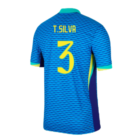 2024-2025 Brazil Away Dri-Fit ADV Match Shirt (T.Silva 3)