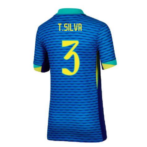 2024-2025 Brazil Away Shirt (Kids) (T.Silva 3)