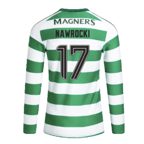 2024-2025 Celtic Home L/S Home Shirt (Nawrocki 17)