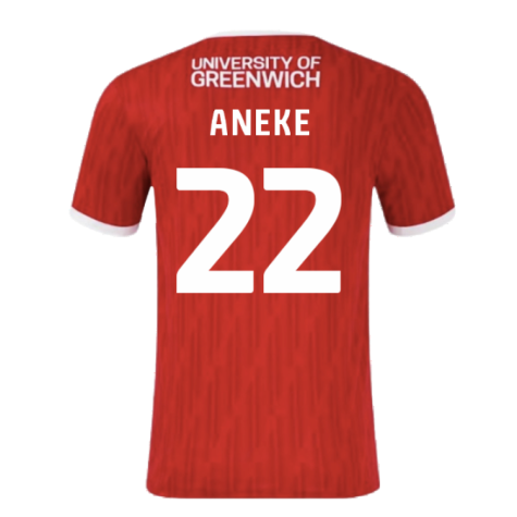 2024-2025 Charlton Athletic Home Shirt (Aneke 22)