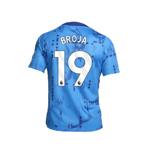 2024-2025 Chelsea Academy Pro Pre-Match Shirt (Blue) (Broja 19)