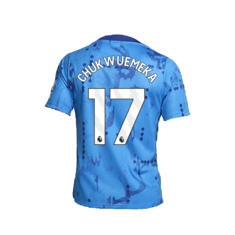 2024-2025 Chelsea Academy Pro Pre-Match Shirt (Blue) (Chukwuemeka 17)