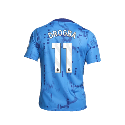 2024-2025 Chelsea Academy Pro Pre-Match Shirt (Blue) (Drogba 11)