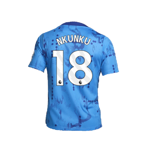 2024-2025 Chelsea Academy Pro Pre-Match Shirt (Blue) (Nkunku 18)