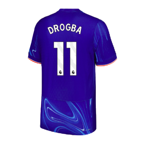 2024-2025 Chelsea Home Authentic Dri-Fit ADV Shirt (Drogba 11)