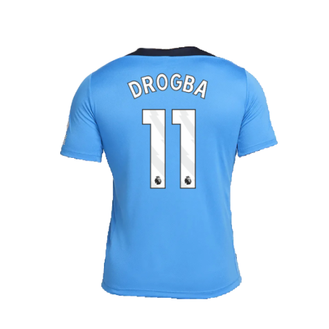 2024-2025 Chelsea Strike Dri-FIT Knit Shirt (Light Photo Blue) (Drogba 11)