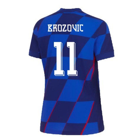 2024-2025 Croatia Away Shirt (Womens) (Brozovic 11)