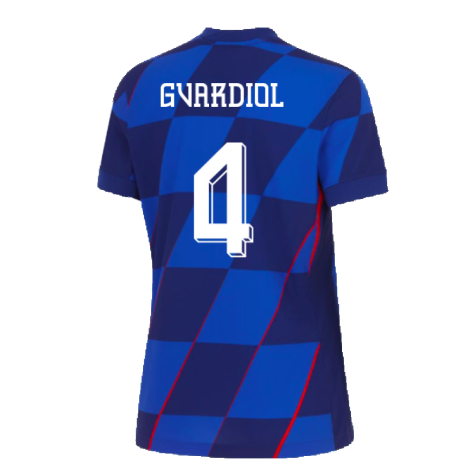 2024-2025 Croatia Away Shirt (Womens) (Gvardiol 4)