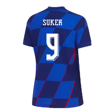 2024-2025 Croatia Away Shirt (Womens) (Suker 9)