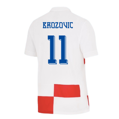 2024-2025 Croatia Home Shirt (Brozovic 11)