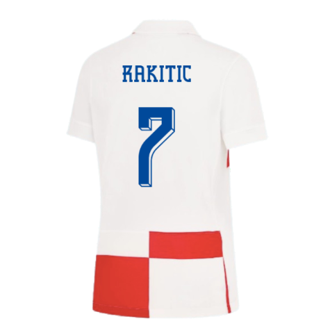 2024-2025 Croatia Home Shirt (Womens) (Rakitic 7)