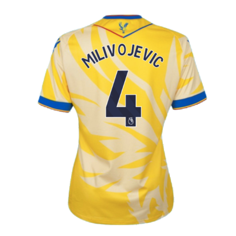 2024-2025 Crystal Palace Away Shirt (Womens) (Milivojevic 4)