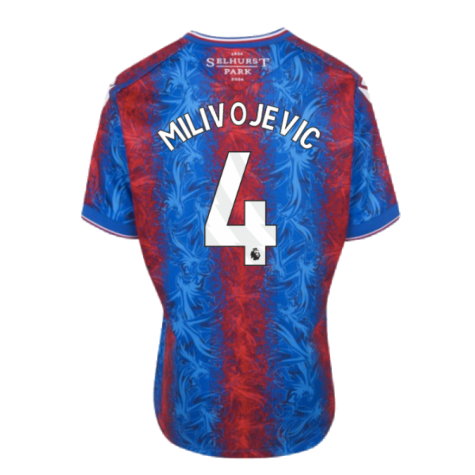 2024-2025 Crystal Palace Home Shirt (Kids) (Milivojevic 4)