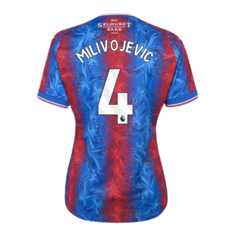 2024-2025 Crystal Palace Home Shirt (Ladies) (Milivojevic 4)