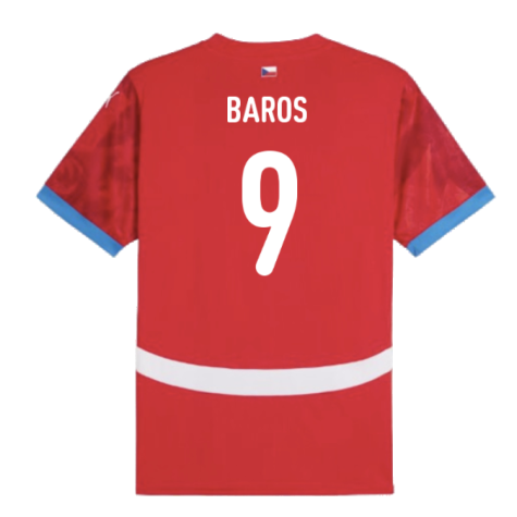 2024-2025 Czech Republic Home Shirt (Baros 9)