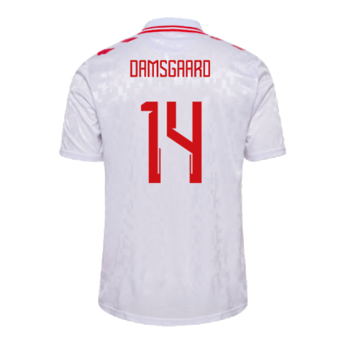 2024-2025 Denmark Away Shirt (Damsgaard 14)