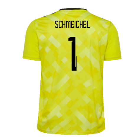 2024-2025 Denmark Home Goalkeeper Shirt (Yellow) (Schmeichel 1)