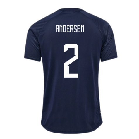 2024-2025 Denmark Training Jersey (Marine) (Andersen 2)