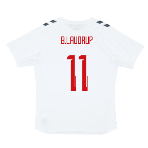 2024-2025 Denmark Training Jersey (White) (B.Laudrup 11)