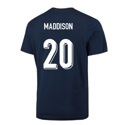 2024-2025 England Football T-Shirt (Navy) (Maddison 20)