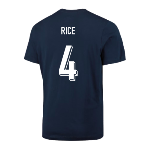 2024-2025 England Football T-Shirt (Navy) (Rice 4)