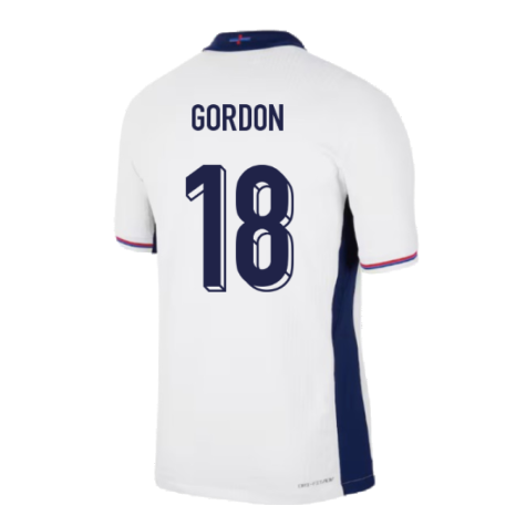 2024-2025 England Home Match Dri-Fit ADV Authentic Shirt (Gordon 18)