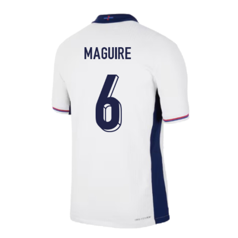 2024-2025 England Home Match Dri-Fit ADV Authentic Shirt (Maguire 6)